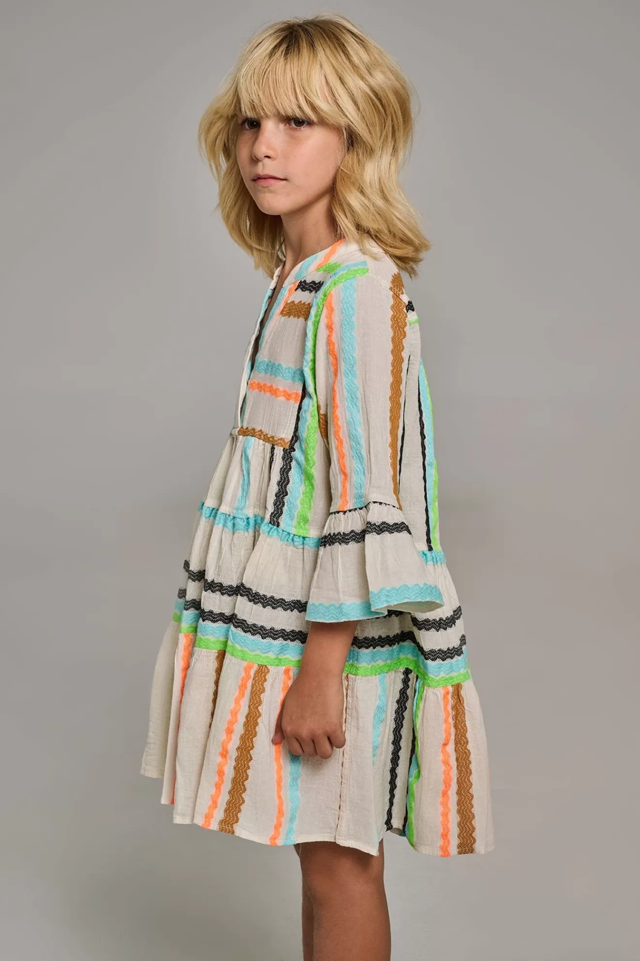 Online Devotion TWINS Ella Mini-Offwhite With Colored Jacquard